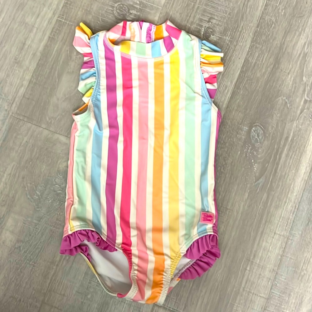 Ruffle Butts 3T Swimsuit 💜💛